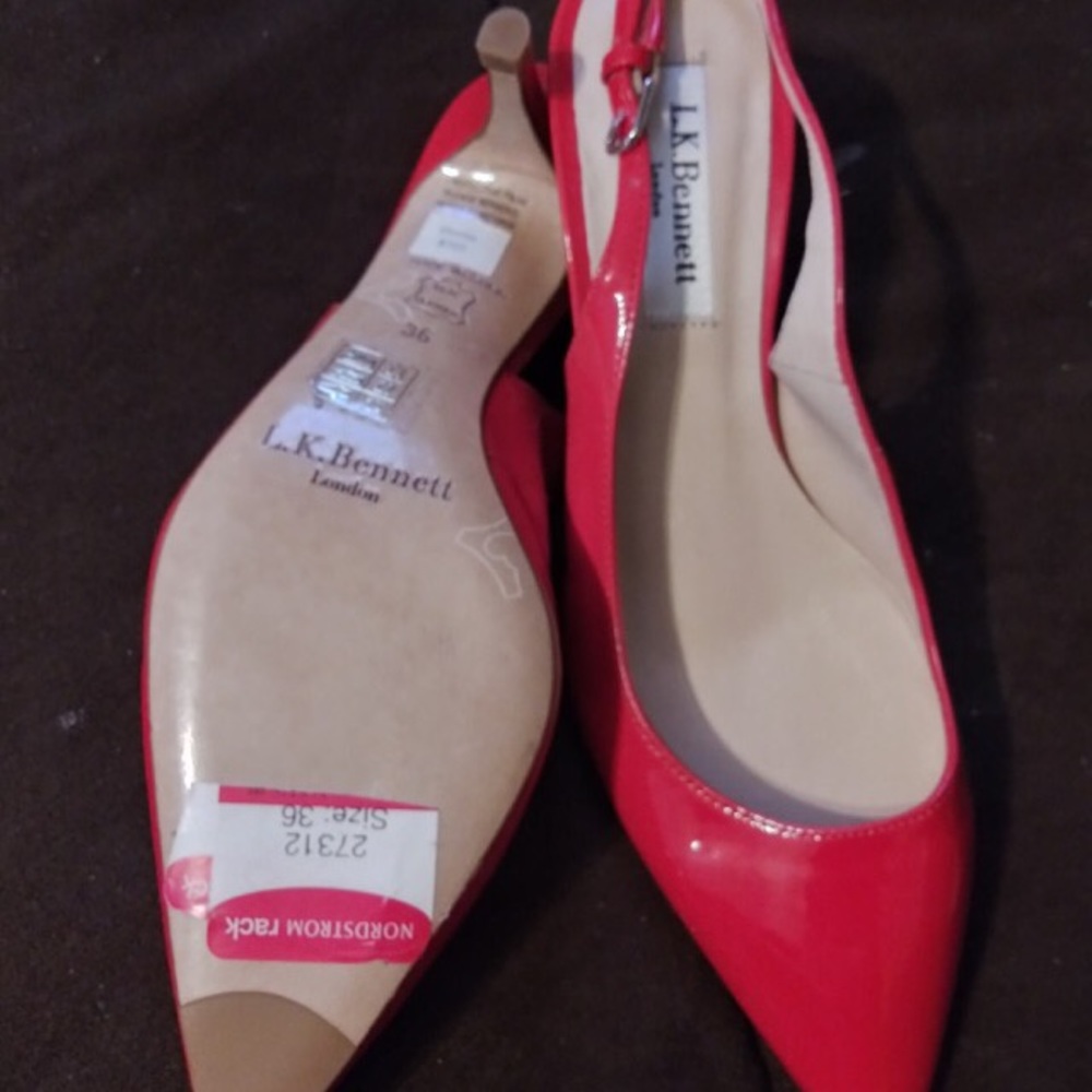 L.K Bennett apple red